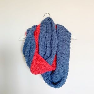 Extra long and chunky infinity scarf